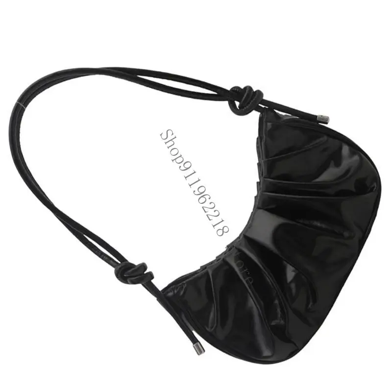 

Women PU Leather Armpit Bag Large Capacity Shoulder Bag Underarm Bag Handbag 066F