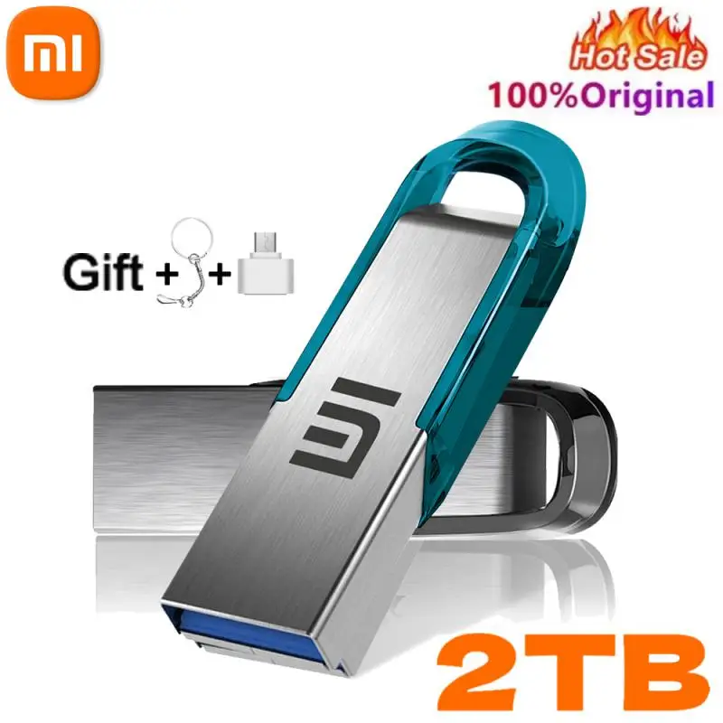 Xiaomi 2Tb Metalen U Schijf 2 In 1 Otg 1024Gb 64Gb Flash Drive Usb 3.1 512Gb 1Tb Pen Drives Memory Stick Type C Adapter Geschenken Nieuw