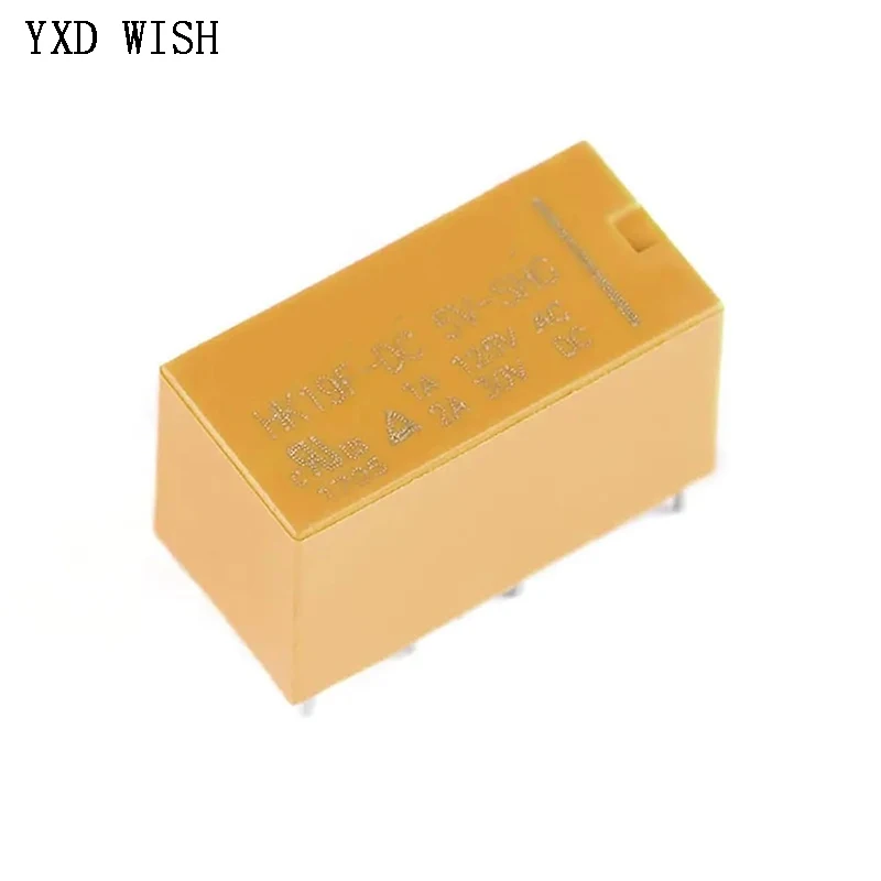 10PCS 8Pin 2NO 2NC Mini Power Relays PCB Type HK19F HK19F-DC5V-SHG HK19F-DC12V-SHG HK19F-DC24V-SHG Relay DC 5V 12V 24V Relays
