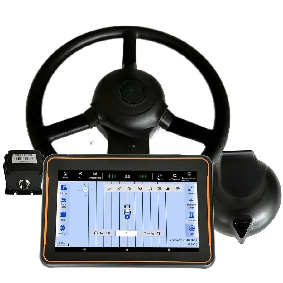 Sistem Navigasi Traktor Satelit Penuh untuk Traktor Pertanian, Sistem GPS RTK, Sistem Navigasi Autopilot Traktor