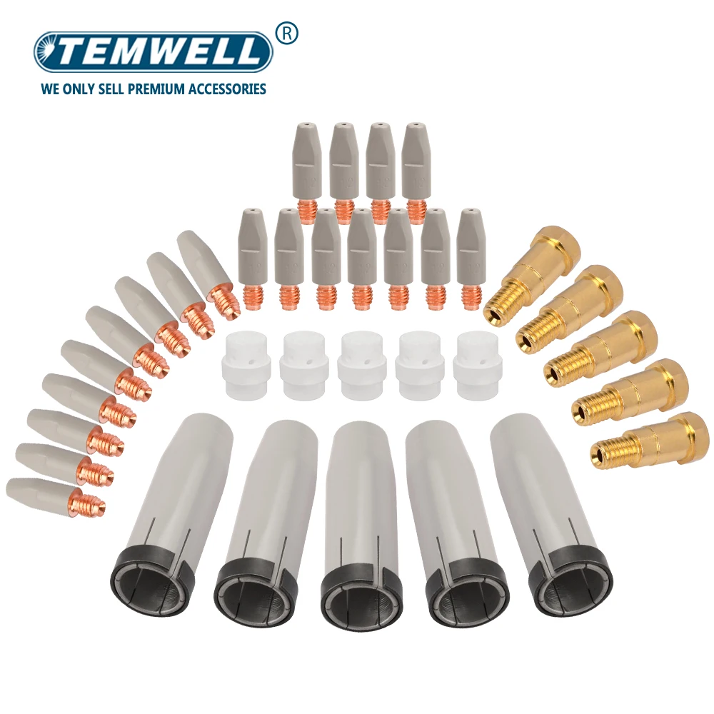 TEMWELL Professiona 24KD  35PC  Airless Painting Nozzle Stubs Non-Stick European Machine Protection Tools for Lasmachine