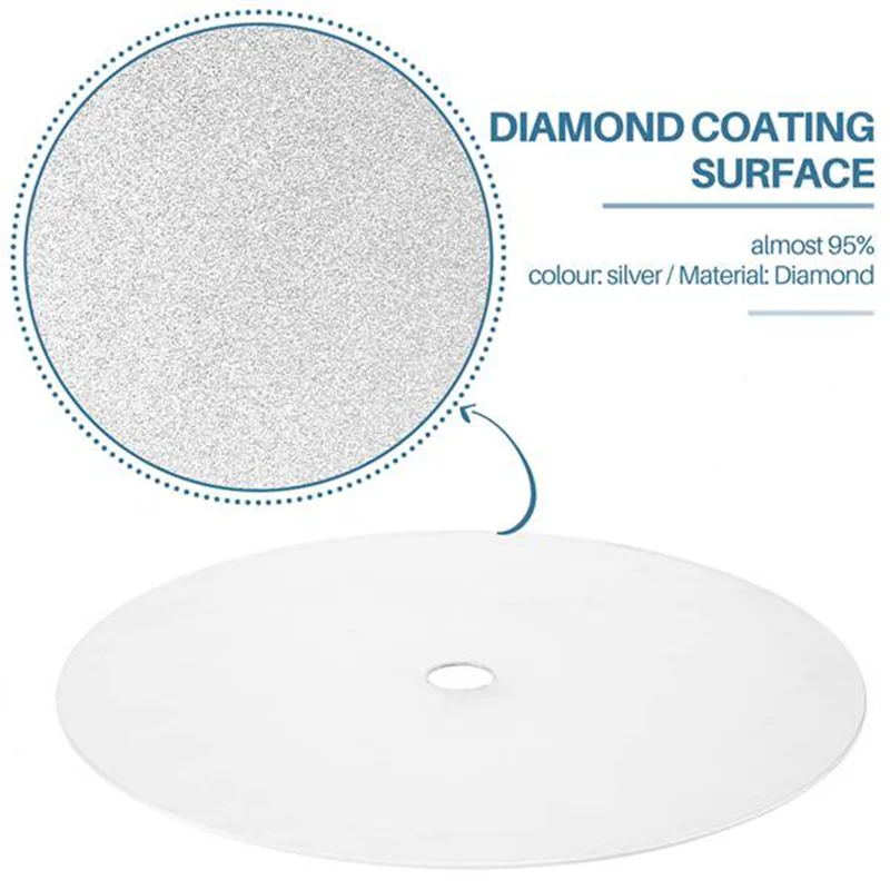 3Pcs Diamond Flat Lap Disc 8 Inch 600 1000 3000 Grit, Diamond Grinding Sanding Wheel, Lapping Polishing Disc