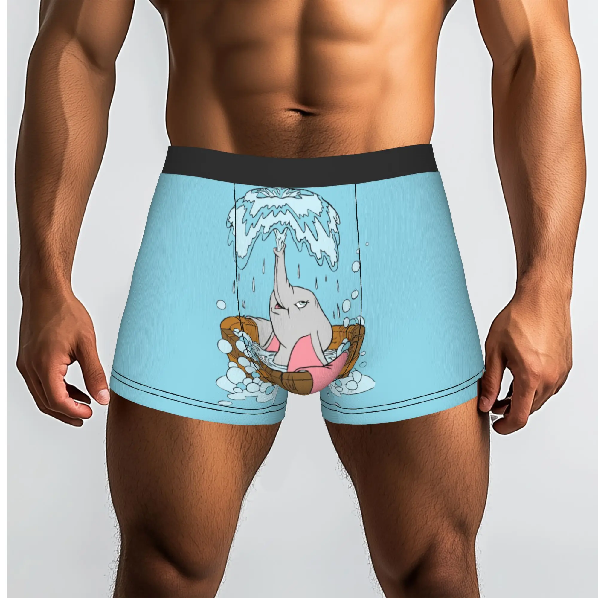Custom D-Dumboes Cartoon Boxers Shorts Men Cartoon Briefs Underwear Fashion Underpants