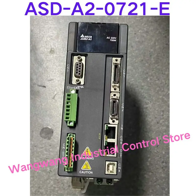 

Second-hand test OK , A2 servo drive, model ASD-A2-0721-E, 750W, 220V