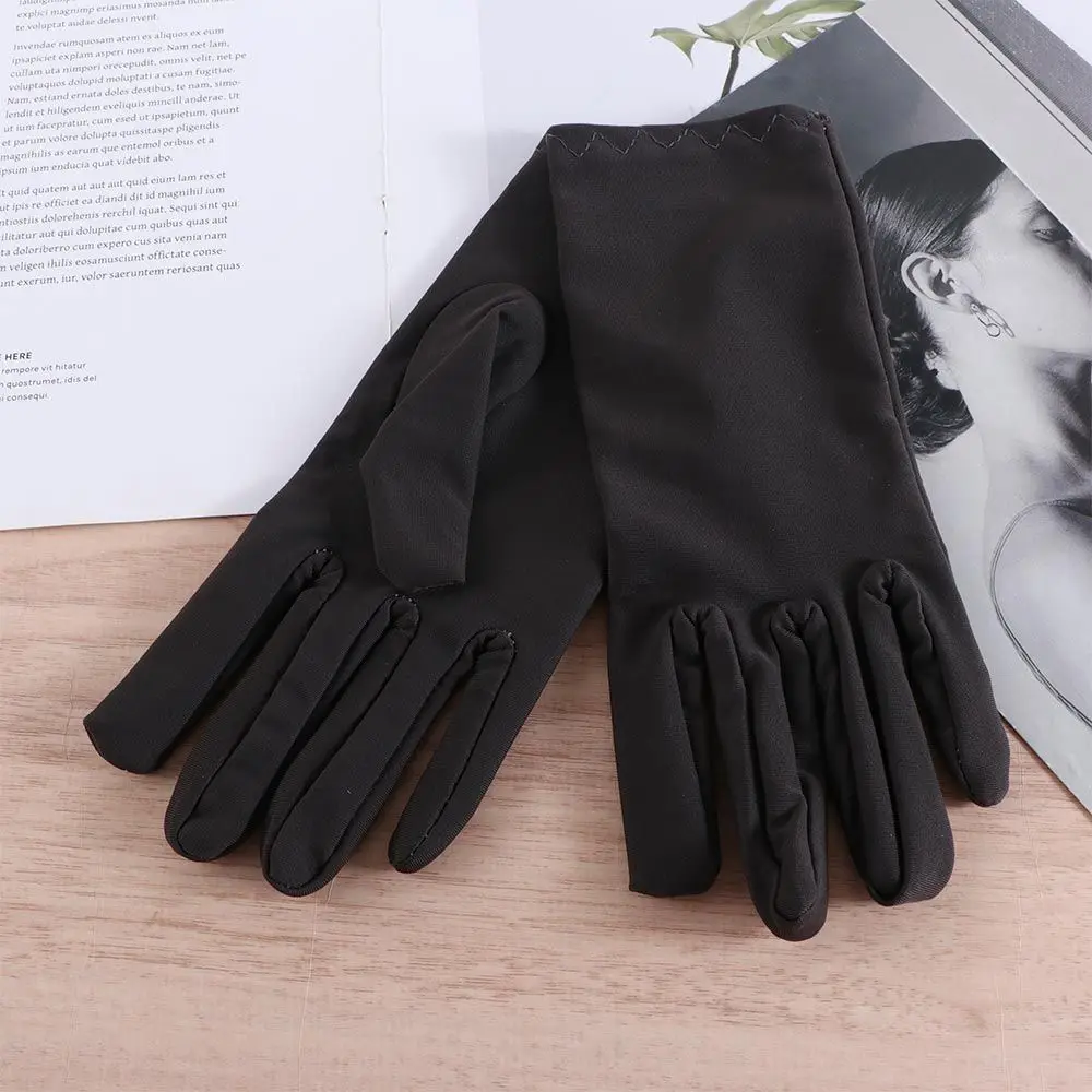 Men Abrasion-resistant Pure Color Pearlescent Summer Outdoor Sports Gloves Driving Gloves Sun Protection Mittens Female Gloves