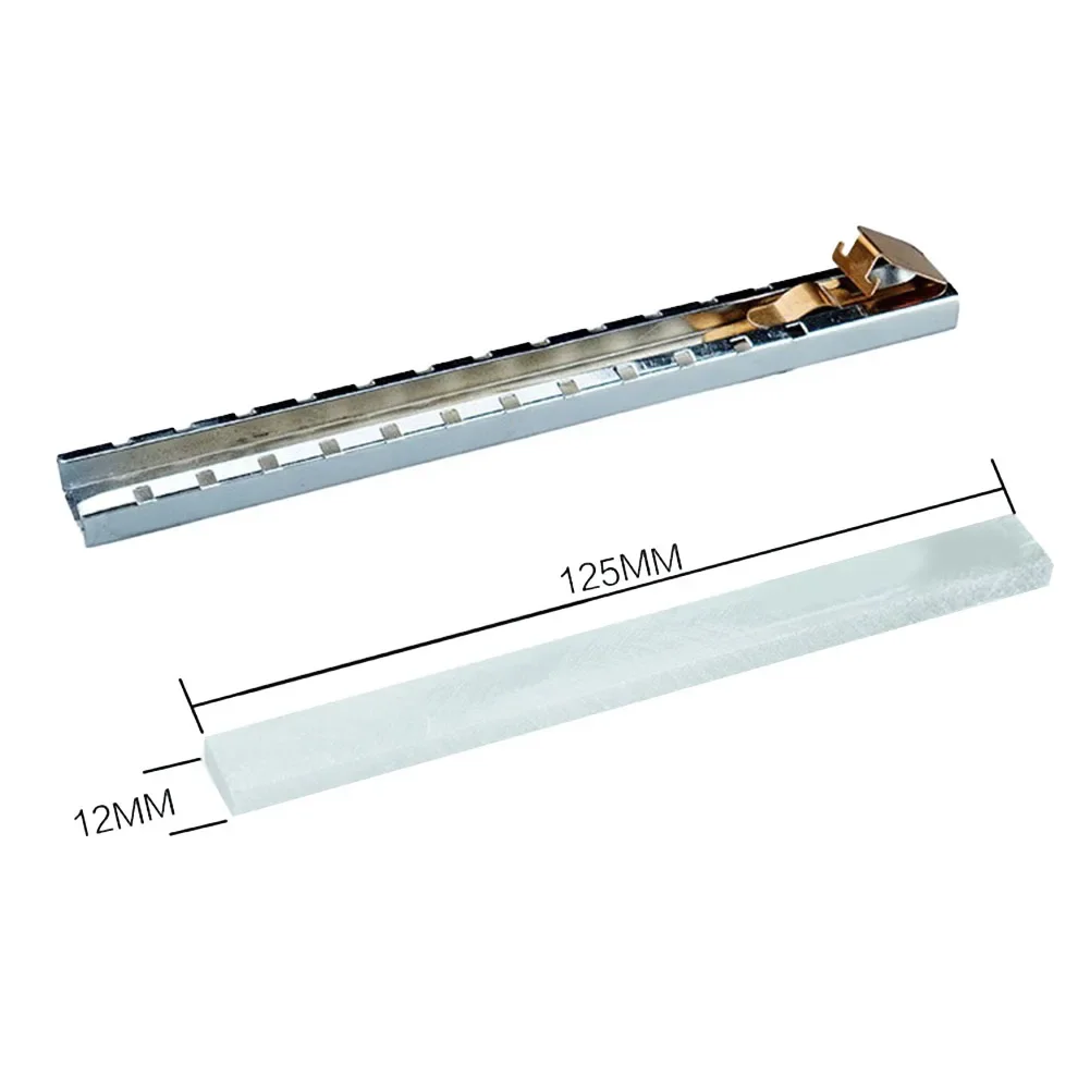 1pc Talc Pen Round/Rectangular Soapstone Marker Holder Marker Stainless Steel Slate Pencil Welding Tool Machinery Manufacturing
