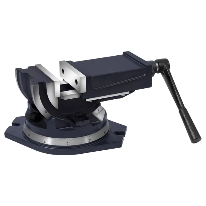 

TAIXIN Heavy Duty Adjustable Flat Jaw Clamp 360 Degree Rotatable Machinist Vise for Milling Machine Precision Angle Vise