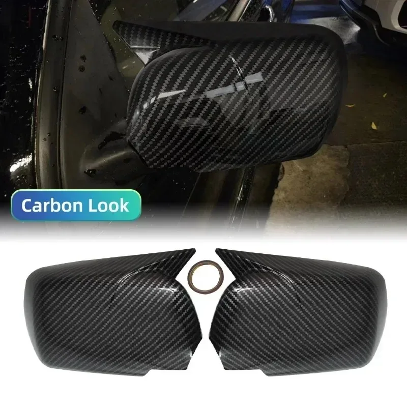 

Для BMW X5 E53 1999-2006 углеродное волокно с узором в стиле M, крышки боковых зеркал, АБС-пластик, внешние аксессуары для автомобиля