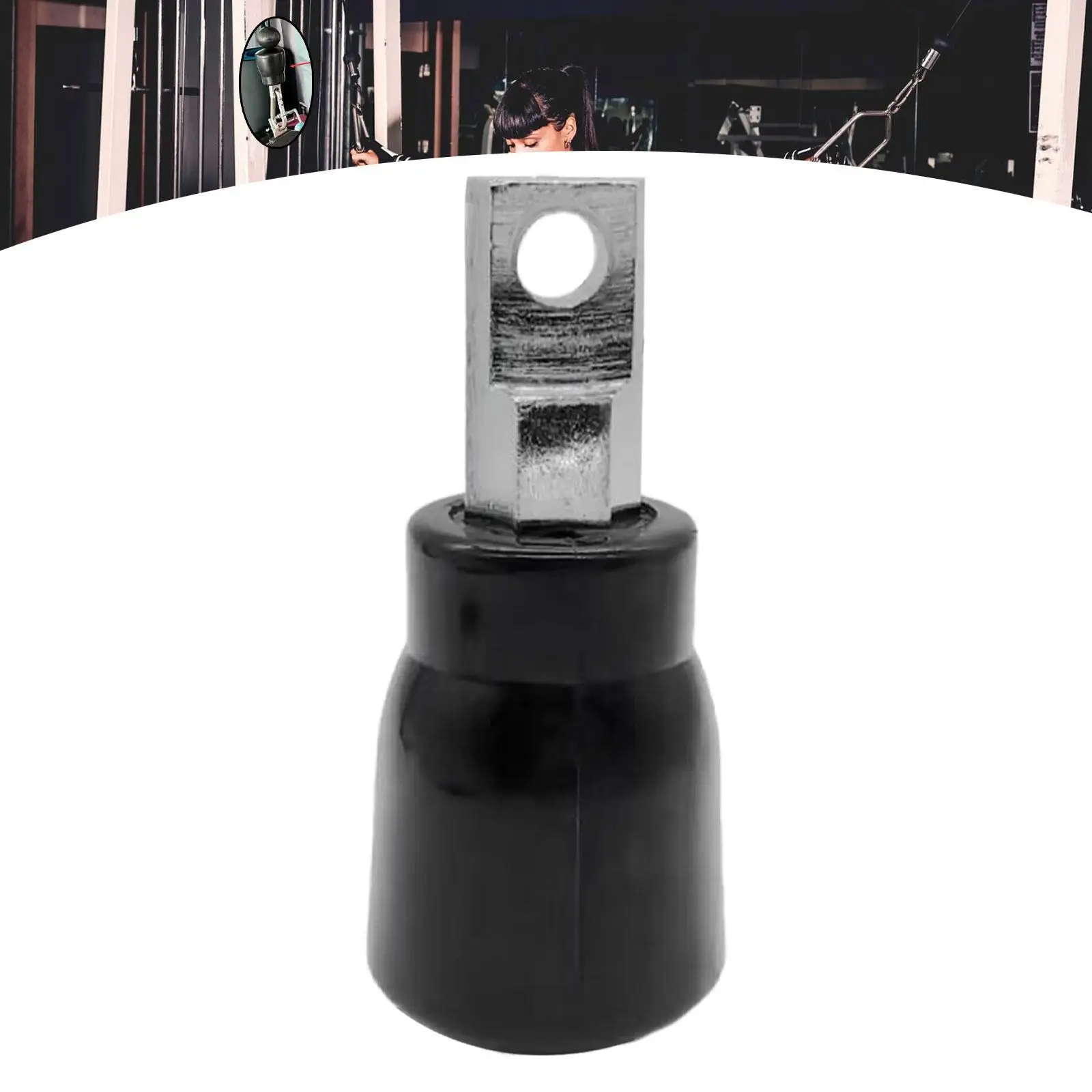 Gym Pulley Machine Cable Ball Stopper End Connector Fitness Workout Wire Rope Port Joint Portable Replacement Cable Connector