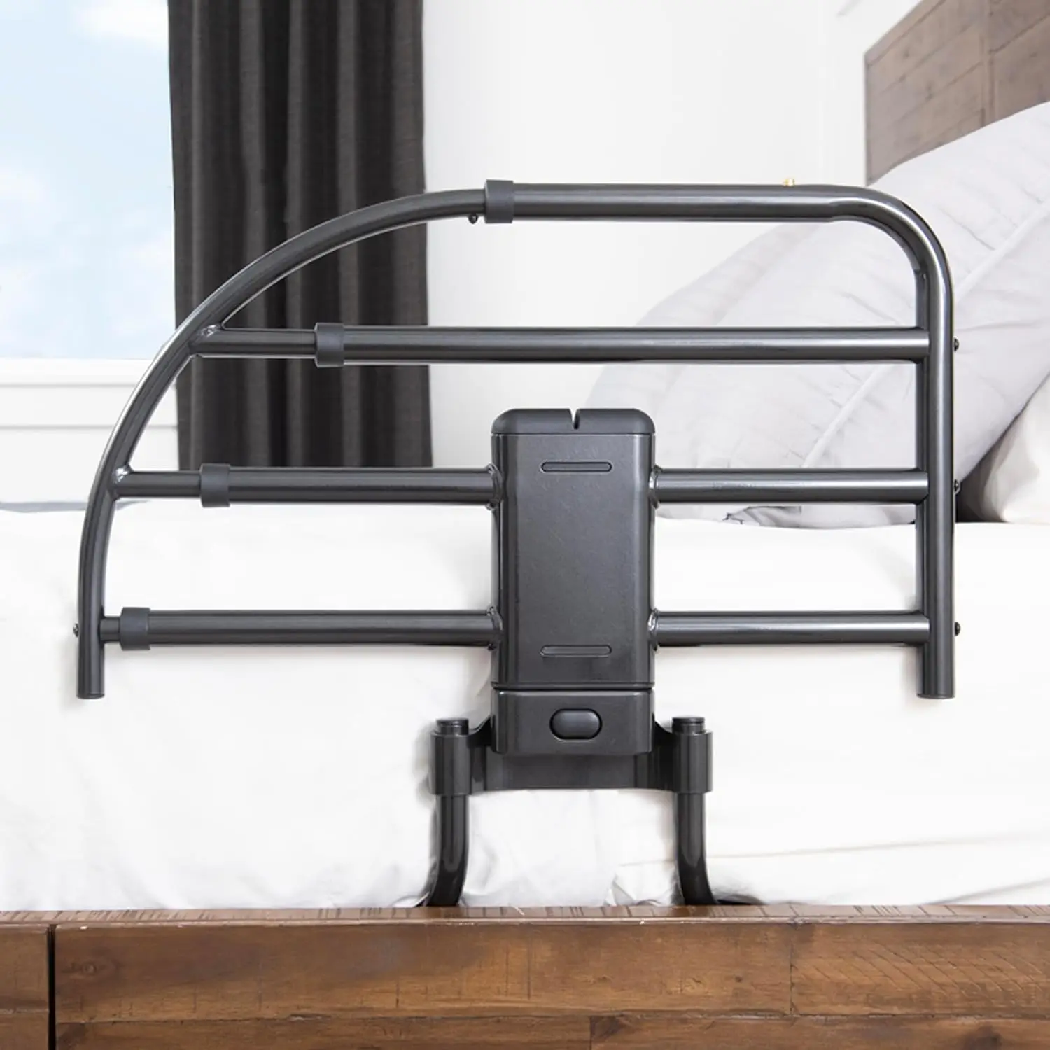 Extendable Bed Rail, Removable Bed Handle for Elderly, Safe and Easy to Use Adjustable Assist Rail