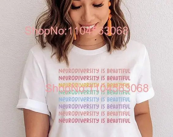 Neurodiversity is Beautiful T Shirt The Future Inclusive Special Education Teacher Autism Awareness SLP