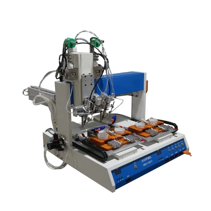 Solder machine Solder machine Led light bar Dual working platform Automatic solder machine with manipulator