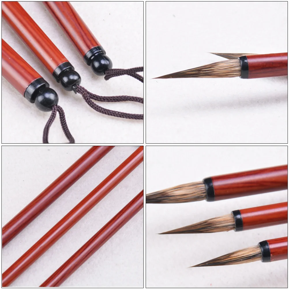 

1pc Line Drawing Pen Premium Steel Ink Brush For Chinese Calligraphy Watercolor Sumi Painting Portable Writing Tool Art