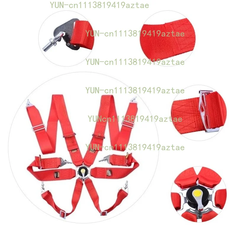 3 Inch Quick Release Racing Harness 4/5/6 Point Safety Belt For Car Racing Simulator