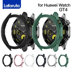 Custodia per Huawei Watch GT 4 46mm custodia protettiva paraurti rigido per PC per accessori GT4 da donna da uomo (senza vetro proteggi schermo)