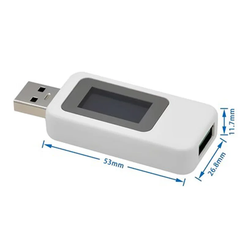 10 in 1 USB 테스터 DC 디지털 전압계 전류 전압계 암페어 전류 전압계 암페어 전압계 감지기 파워 뱅크 충전기 표시기