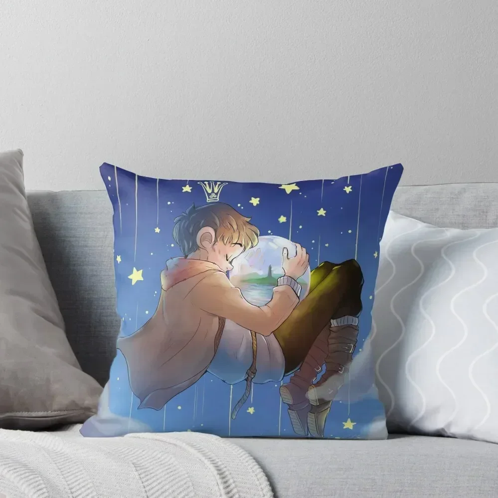 

How many stars must fall before my wish is fulfilled_Merlin Throw Pillow Cushions For Decorative Sofa Pillowcase Cushion pillow