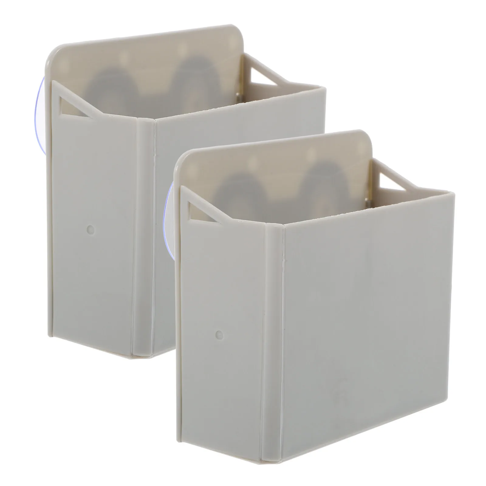2Pcs Whiteboard Pen Holder ABS Suction Cup Marker Organizer Desktop Stationery Storage Case Pen Holder for Whiteboard