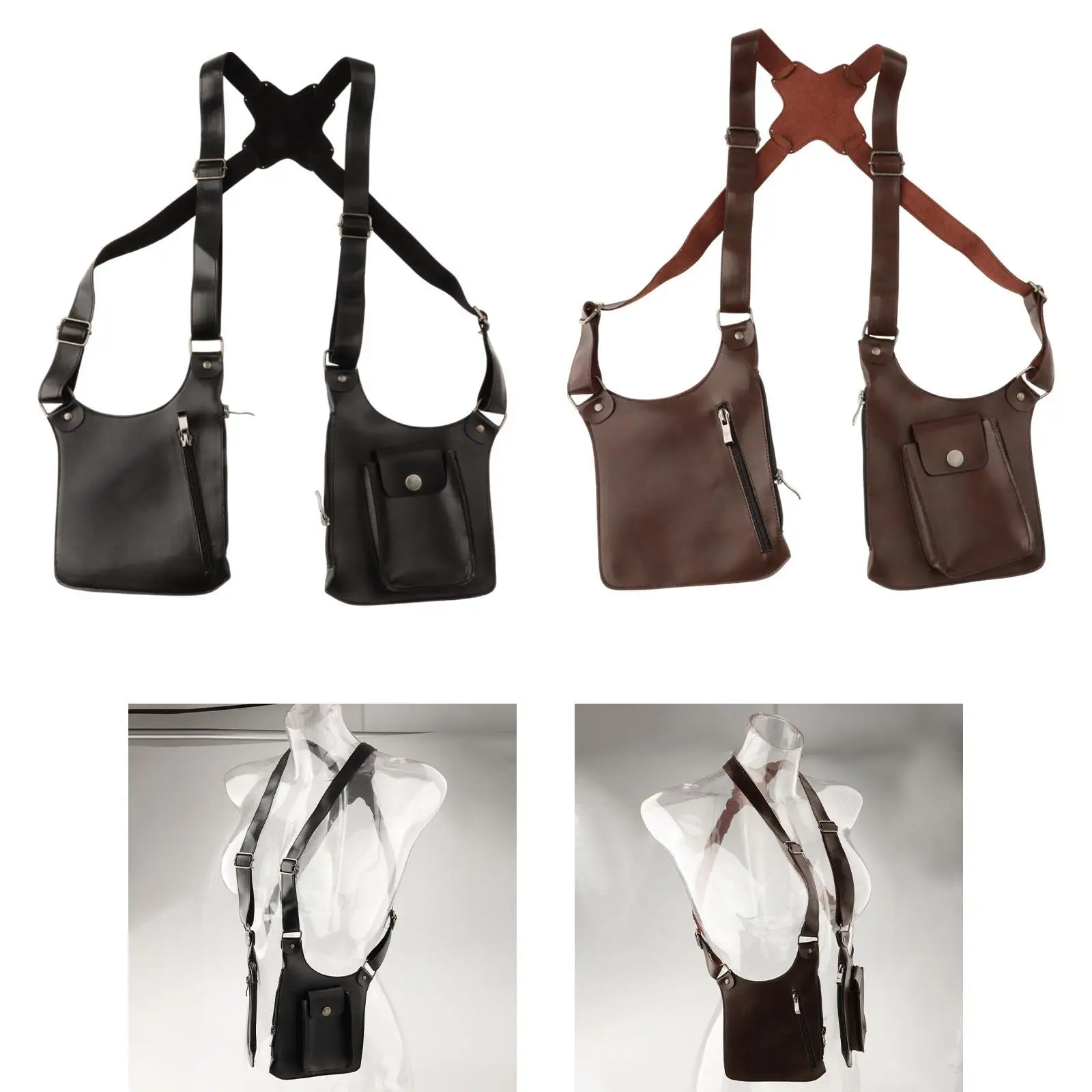 Double Shoulder Armpit Bag for Party Favors Traveling Outdoor Activities