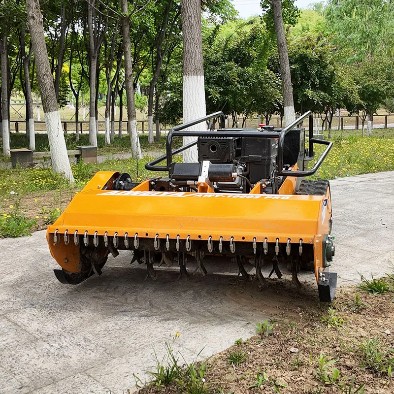 Customized Compact Size Zero Turn Lawn Mower Flail Mower For Private Small Orchard Grass Trimming