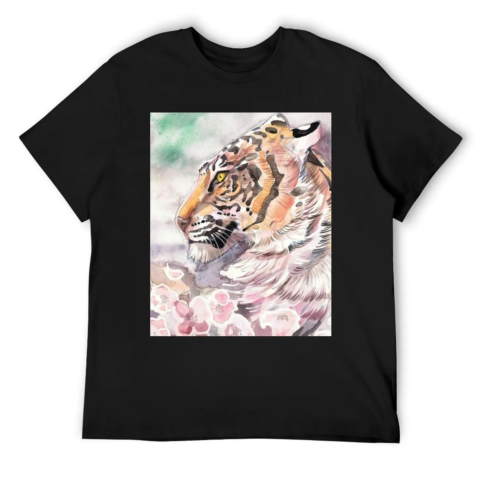 

Tiger Blossom 2 T-Shirt vintage anime shirt oversized graphic tee vintage clothes men tshirt