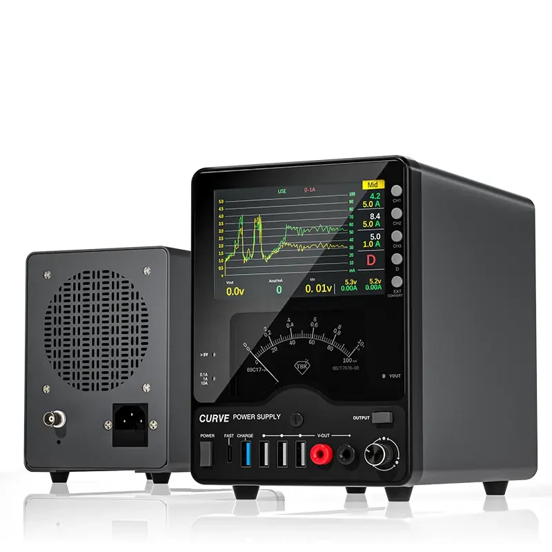 TBK 218 Curved DC Regulated Power Supply Multiple Ports Charging 150W 30V10A Current Voltage Hyperbola Limiting Repair Tools Set