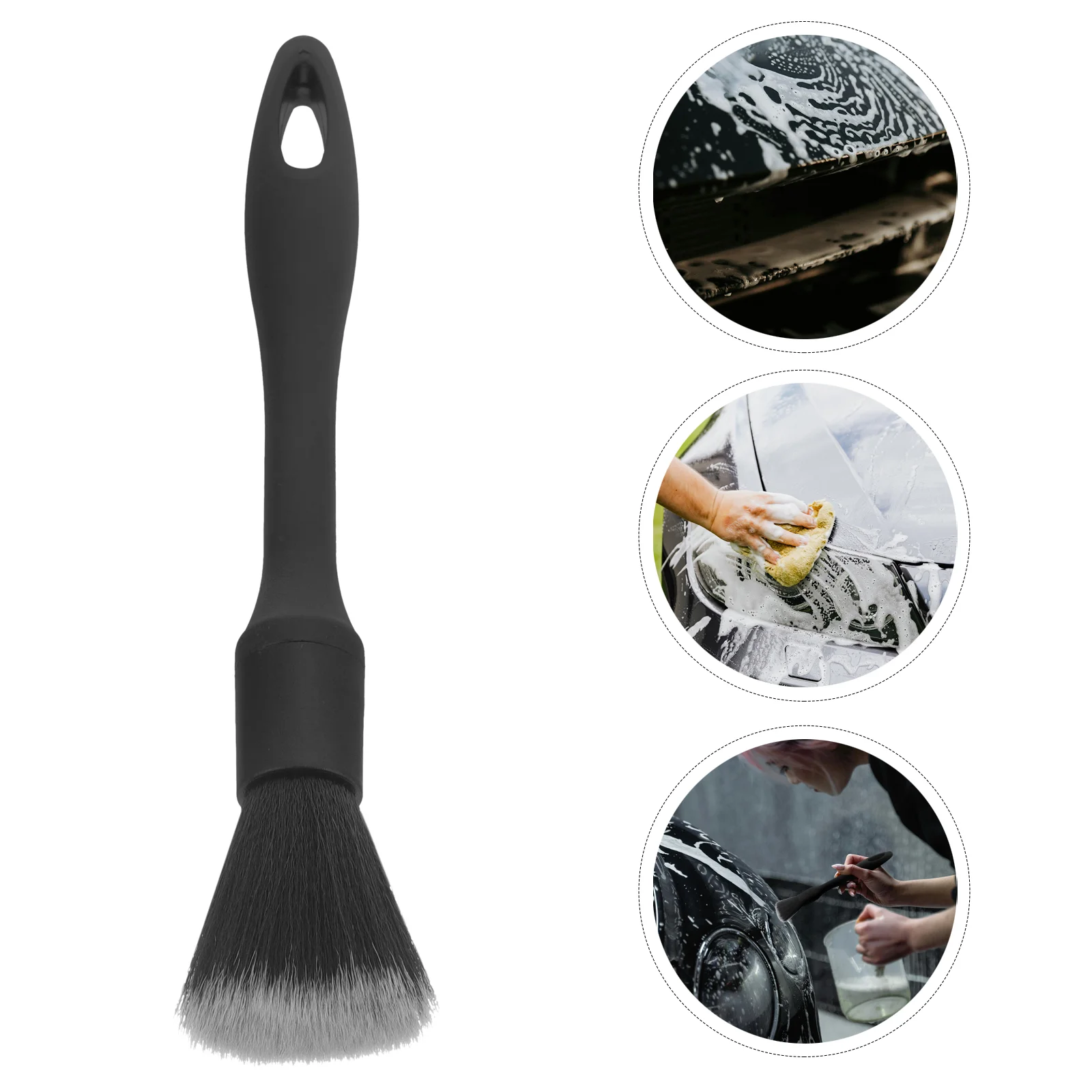 Car Cleaning Brush for Detailing Interior Electric Care Outlet Plastic Vehicles Scrubber