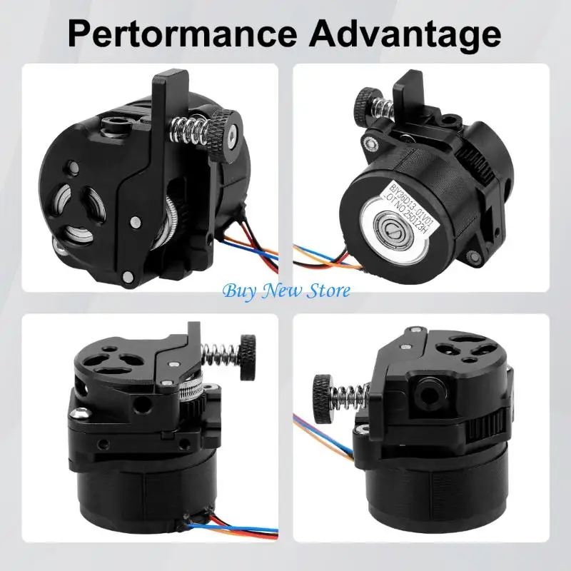 

20CE Metal Double Gear Extruder for K1C Series Printers Improved Printing Stability