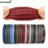 1/3/5/10M nueva funda trenzada hilo PET + algodón PP 4 8 12mm envoltura suave aislada Cable protección arnés Cable funda