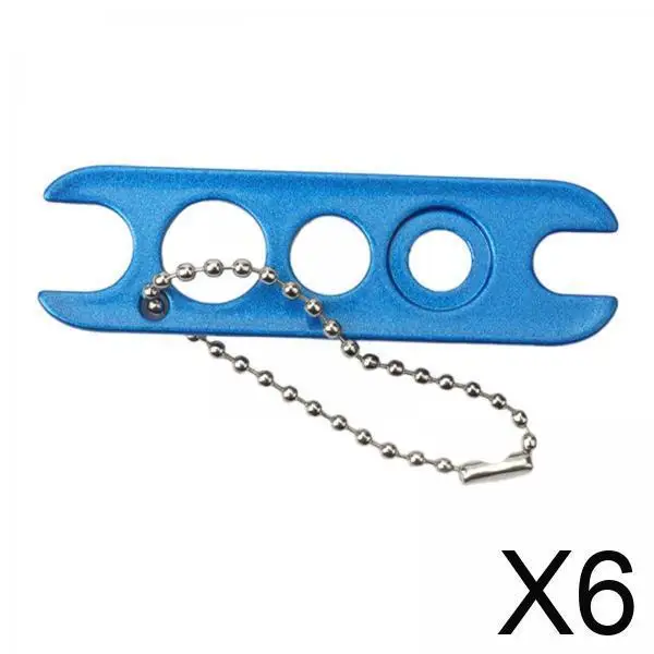 Stainless Steel Roller Bottle Opener Multi Hole Eyelash Glue Tip Replacement Tool for Professional Use