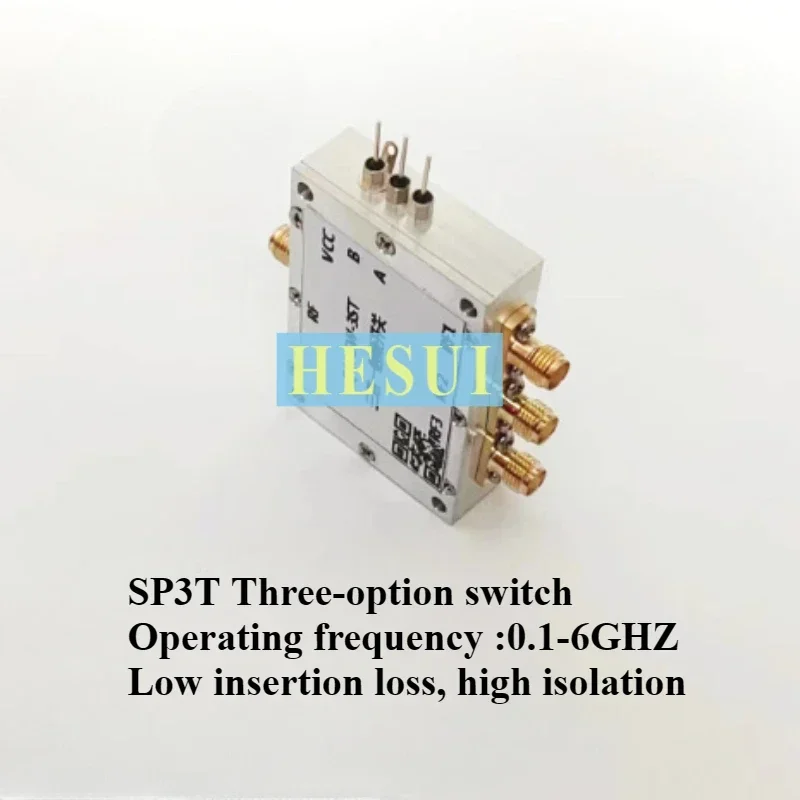 0.1-6GHz RF switch SP3T triple option single pole triple throw high isolation
