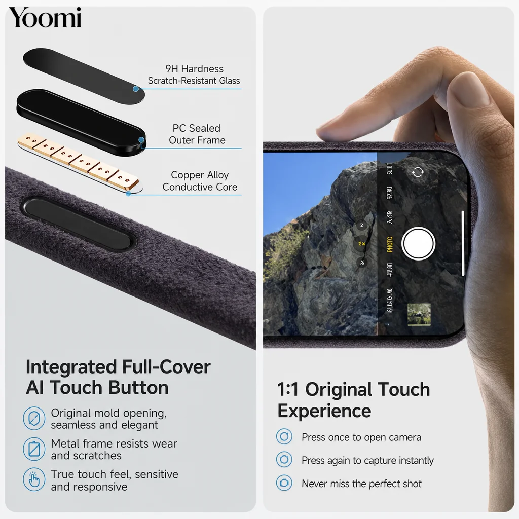 Etui magnetyczne z Alcantary do iPhone 18 Pro Max z MagSafe, luksusowe etui ze skóry zamszowej w stylu superauta do iPhone 18 17 Pro Max — zdjęcie produktu 2