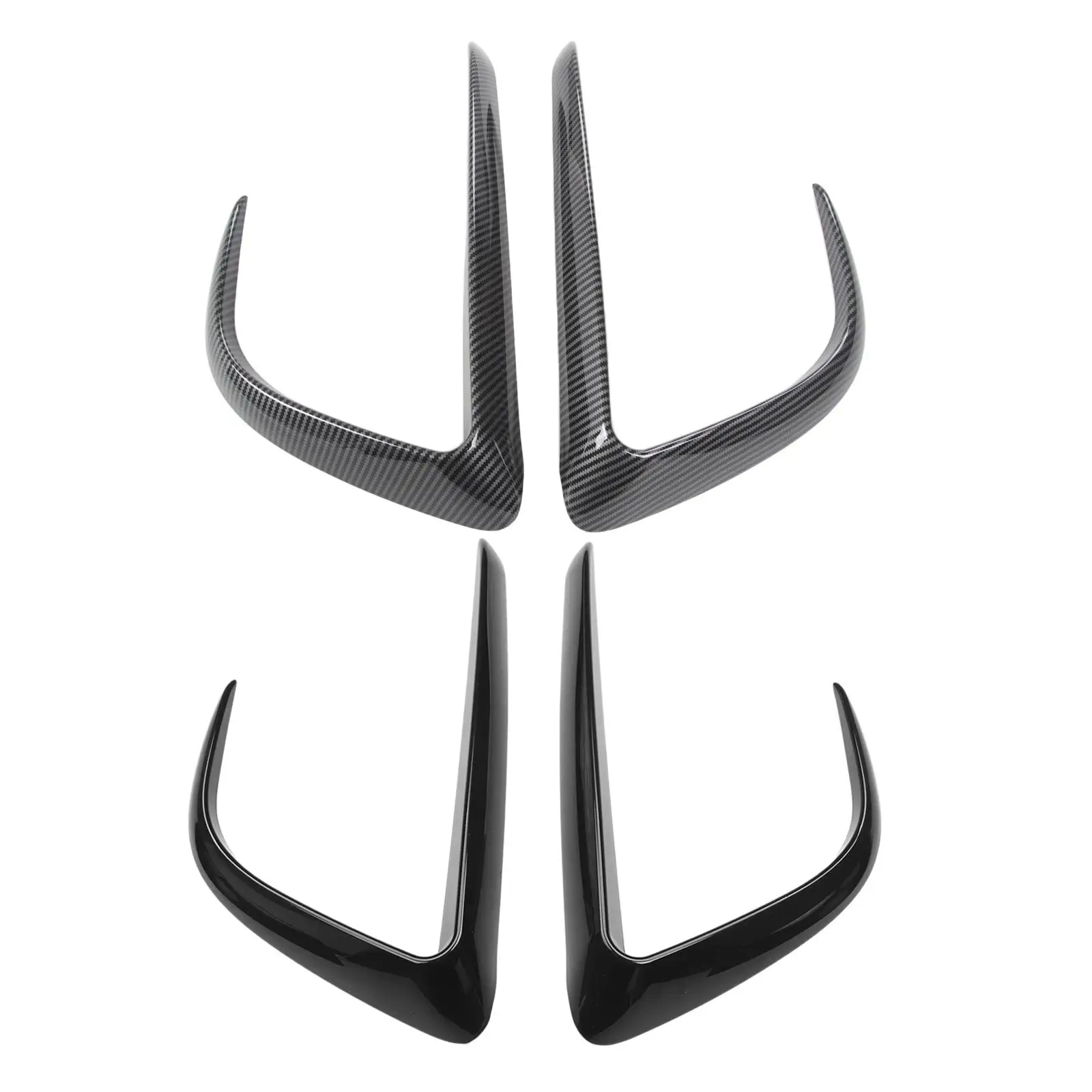 

Accessories 2Pcs 2017-2021 Matte Dustproof Fog Lamp Eyebrow Decorate for Decoration Parts Repacking