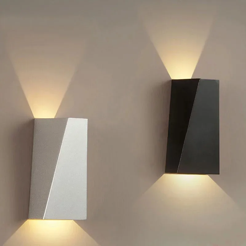 10w iluminação de parede moderna lâmpadas interiores coloful iluminação decorativa varanda jardim luzes alumínio AC90-260V