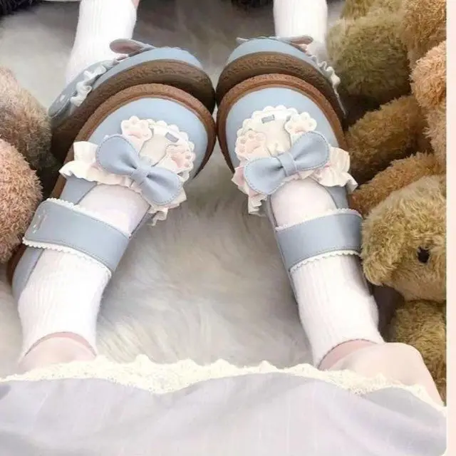 really Shoes Single Shoe Women New Girls Cute Sweet Versatile Shallow Mouth Japanese Small Leather Shoes Net Red Big Toe Shoes