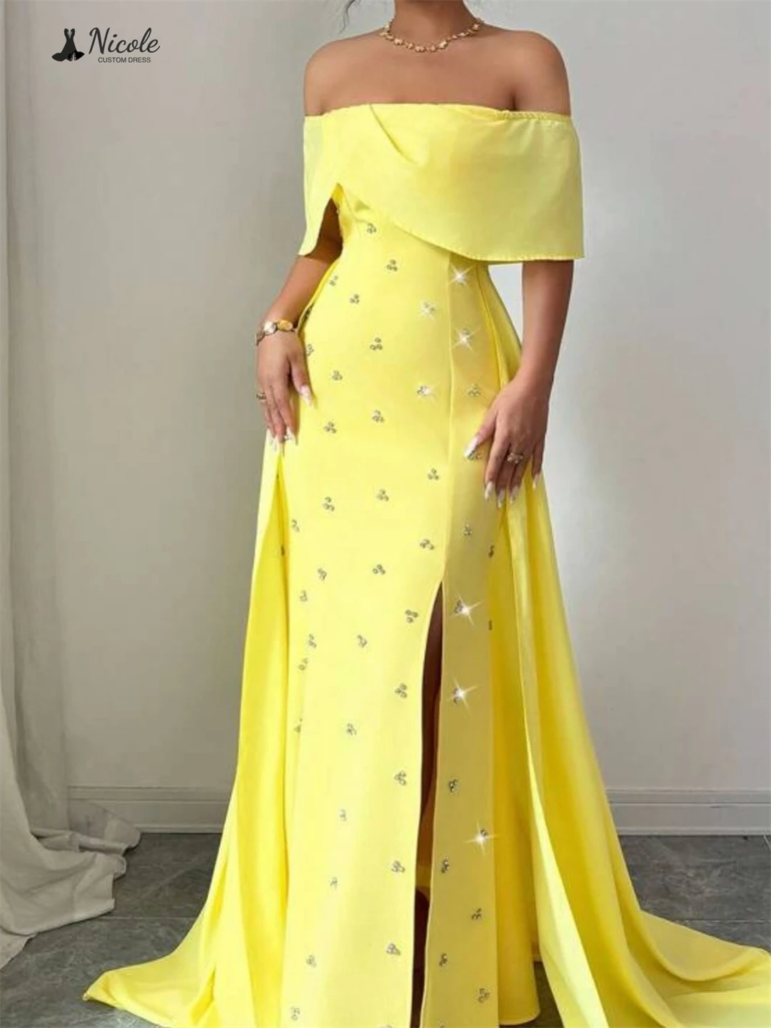 Nicole ligne une Robe De Cocktail Femme sur mesure robes De soirée élégantes pour les femmes Robe De soirée Femme Robe De bal