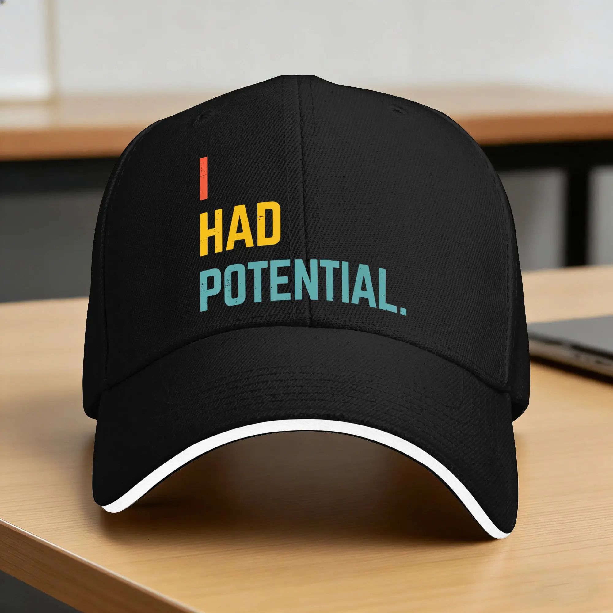 I Had Potential Quote Casual Baseball Cap Spring Project Hail Mary Trucker Hat Sun Visor Hats Unisex-Teens Fitted Baseball Caps