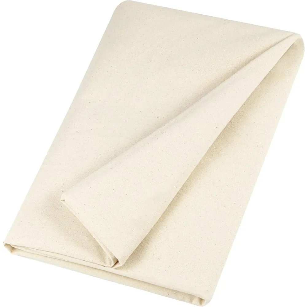 

Canvas Fabric, Premium 10oz Natural Cotton Duck Canvas Fabric 62'' Wide for Arts & Crafts, Backings, Covers,5Yd (60 x 180 inchs)