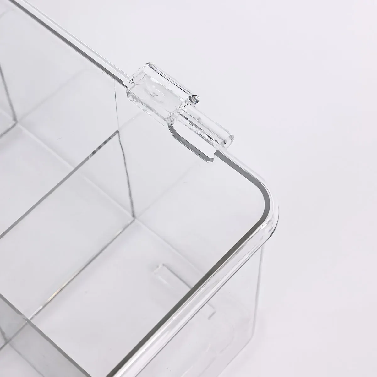Transparente Nagellack-Aufbewahrungsbox - Klappdeckel-Typ, geeignet für Lippenstift, Parfüm, Essenz, 9-Fächer-Schmuckbox mit großer Kapazität – Detail 3