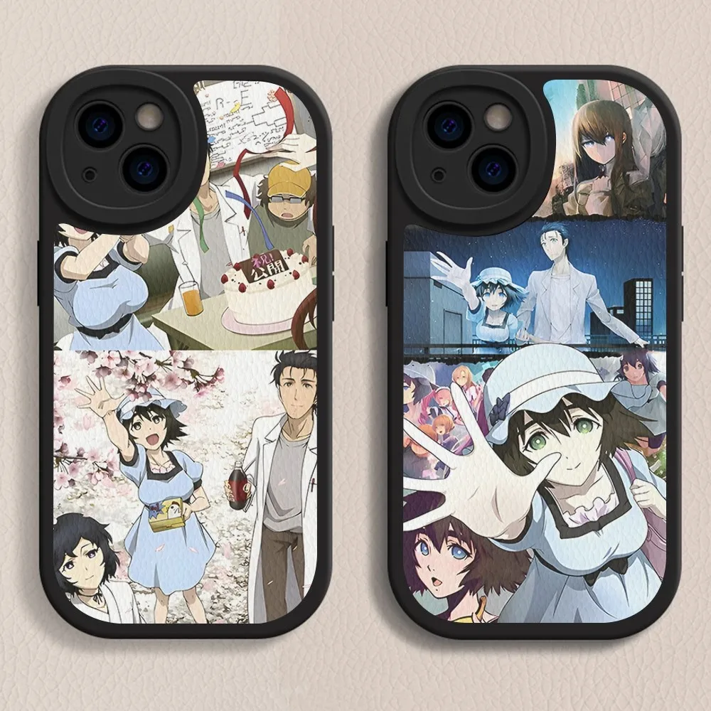 Steins Gate Phone Case Hard Leather For iPhone 14 13 12 Mini 11 14 Pro Max Xs X Xr 7 8 Plus 6 6s