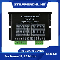 STEPPERONLINE Stepper Motor Driver 1.0-3.2A 18-30VDC 2-phase Stepper Motor Controller for Nema 17,23 Stepper Motor