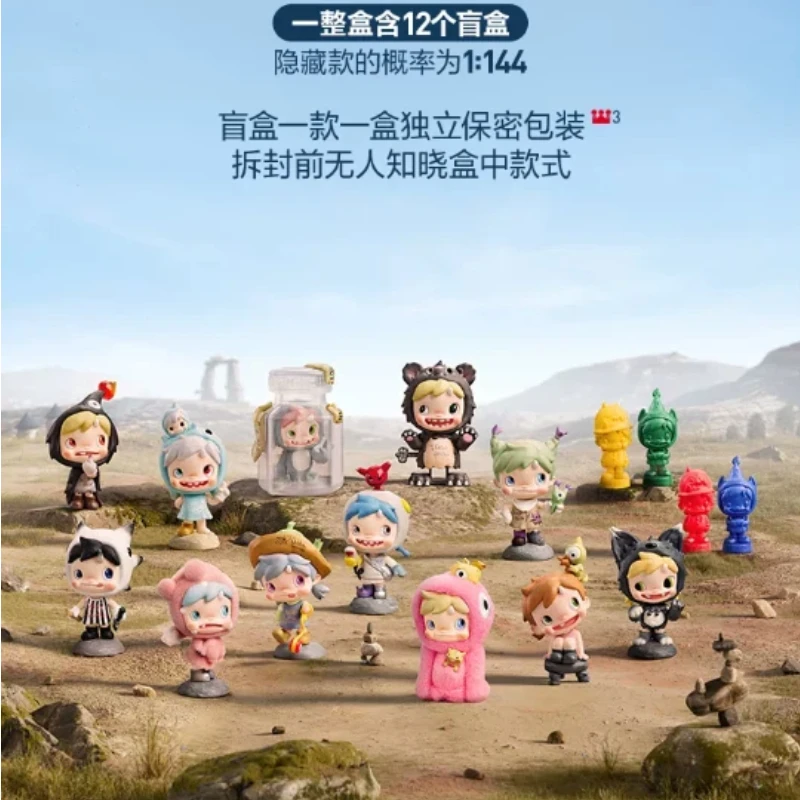 

Genuine Pop Mart Polar V3 Monster Village Series Blind Box Lovely Figure Toys Collectible Desktop Decoration As Surprise Gifts