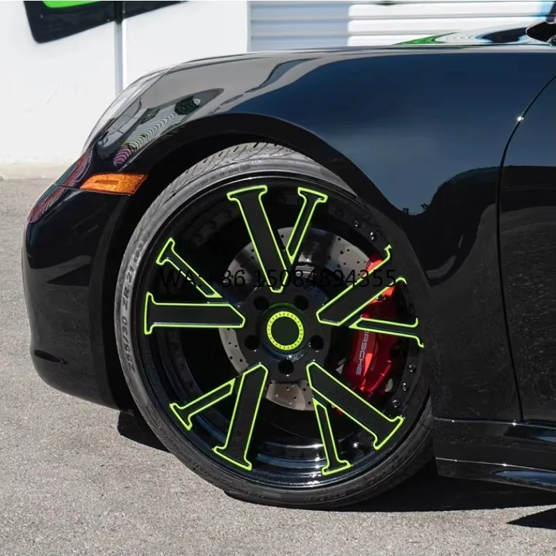 

5V SPO 19-26 Inch 2-Piece Forged Wheels 5*120 6061-T6 High Stability Luxury Sedan Wheels