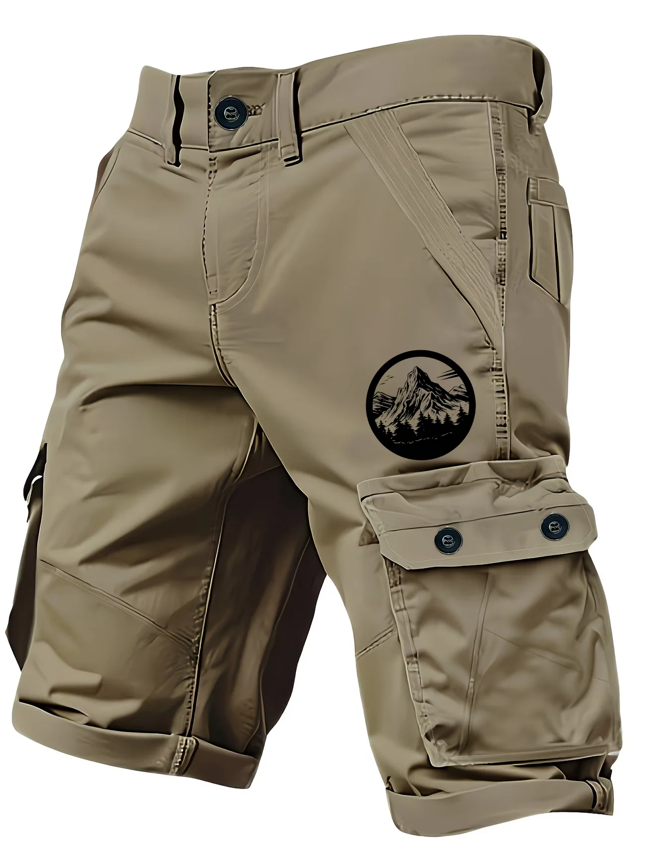 

Men's Fashion Cargo Pants — Casual, Loose Fit with Multi-Pocket Design; Ideal for Outdoor Activities.