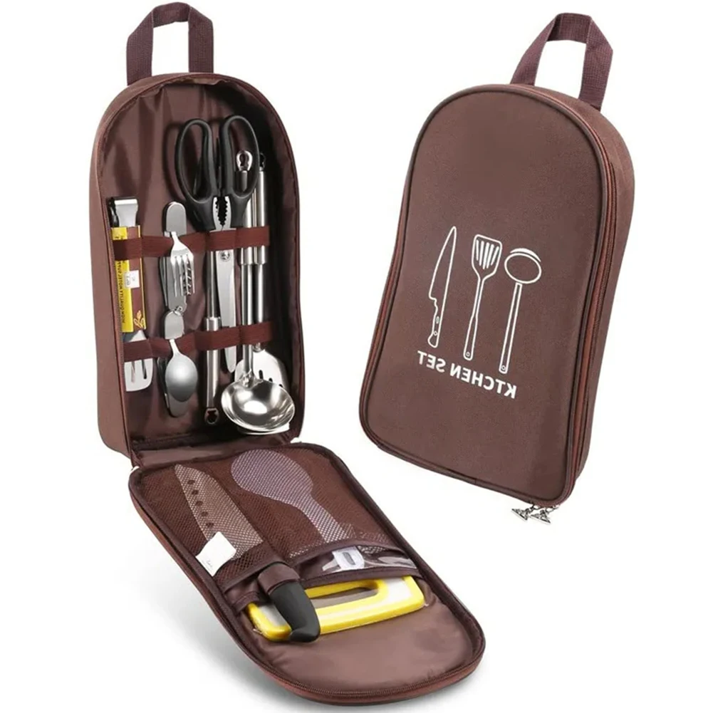 Weather Resistant Camping Cooking Utensils Bag For BBQ Outdoor Gear