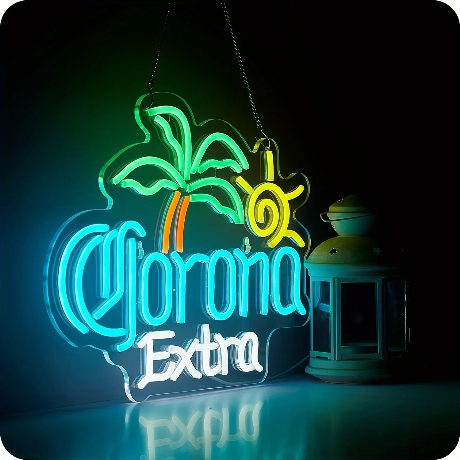 

Green Palm Tree Shaped Neon sign,Best Decoration for Christmas Wedding Sign Birthday Luau Summer Party Kids Room Living Room