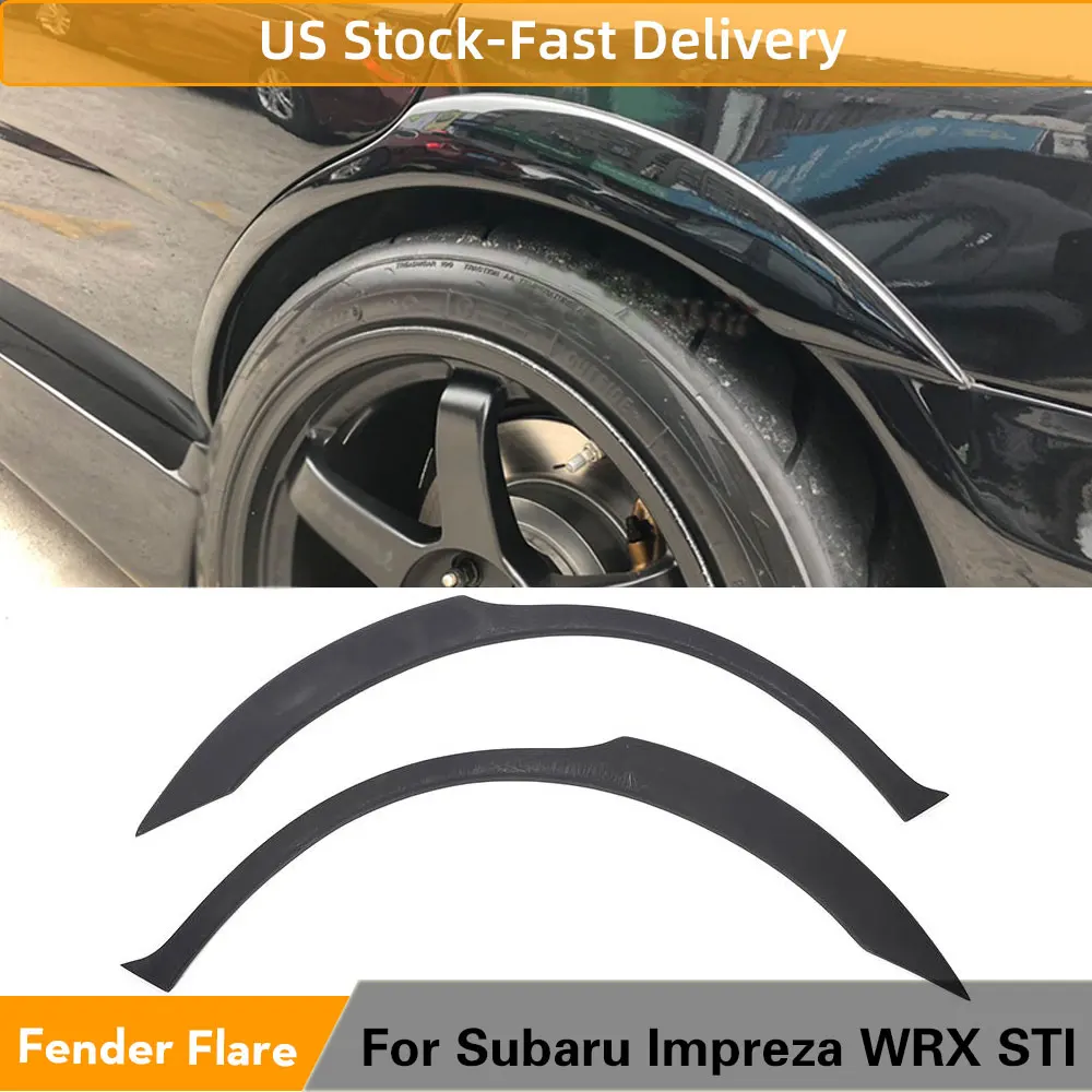 

Wheel Eyebrows Fender Flares Trim for Subaru Impreza STI WRX 2002-2009 Wheel Arches Eyebrows Mouldings Kit Protector PU Black