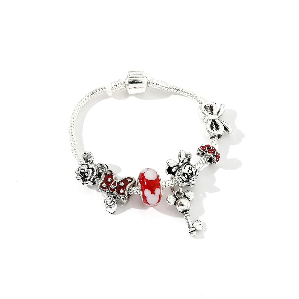 

Disney Майки Маус Минни струны ювелирные изделия кулон аксессуары DIY модный милый кулон для подруги подарки на день памяти