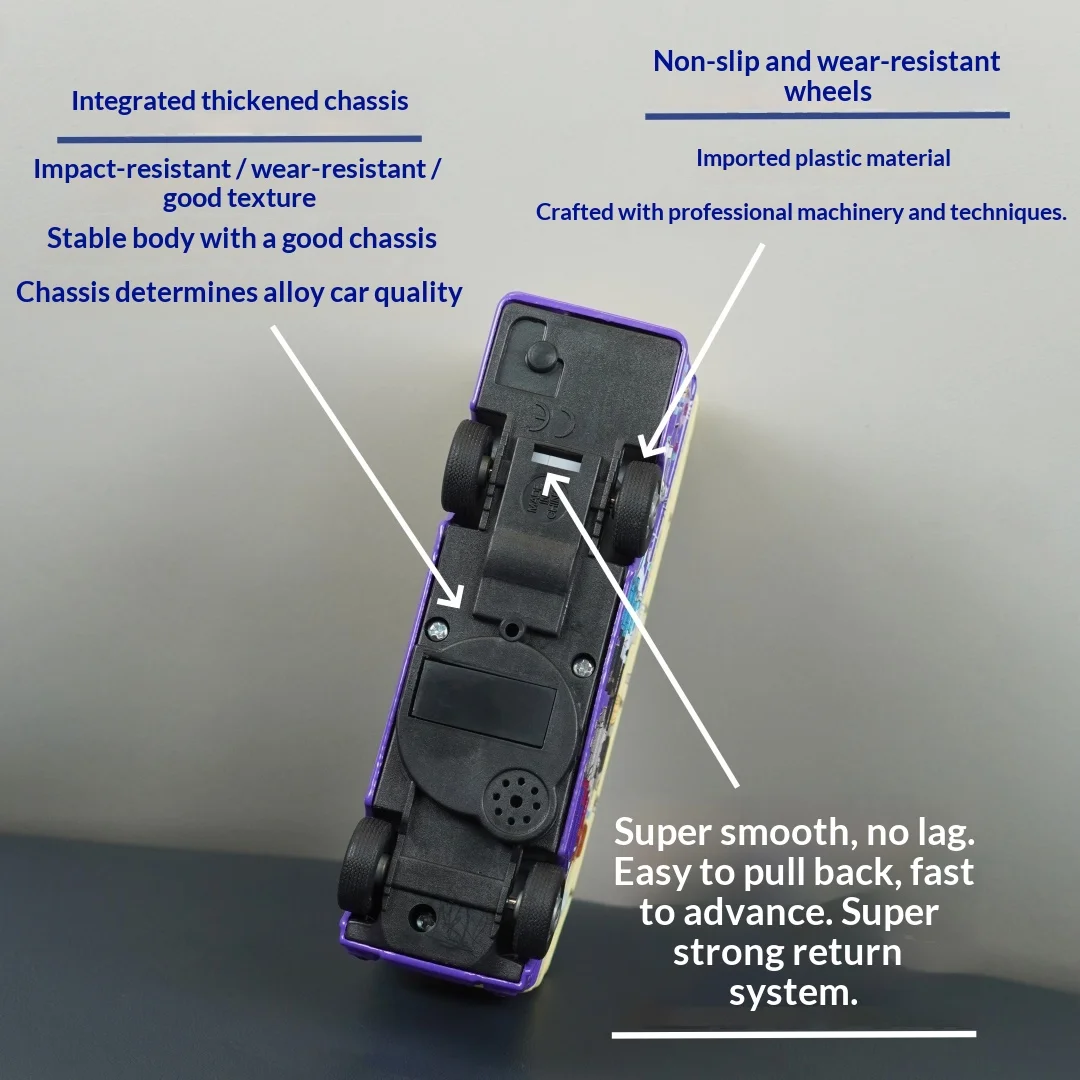 HongKong Exclusive Disney Frozen Alloy Nostalgic Bus - Limited Edition Collectible Diecast Model Car, Official Licensed Vehicle