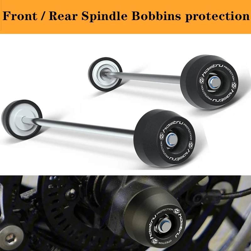 Motorcycle Spindle Bobbins Protection Set for Triumph Daytona 675 675R and Moto2 765